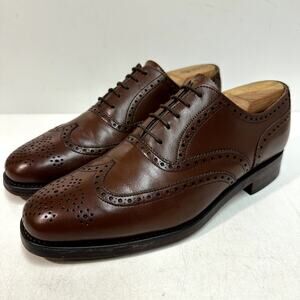 NEW HEELS Crockett & Jones x Polo Ralph Lauren Oxford Bal Wingtip England 8.5